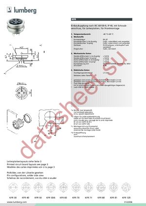 KFR 120 datasheet  